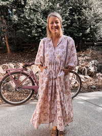 Thumbnail for Vayda Maxi Dress - Natural