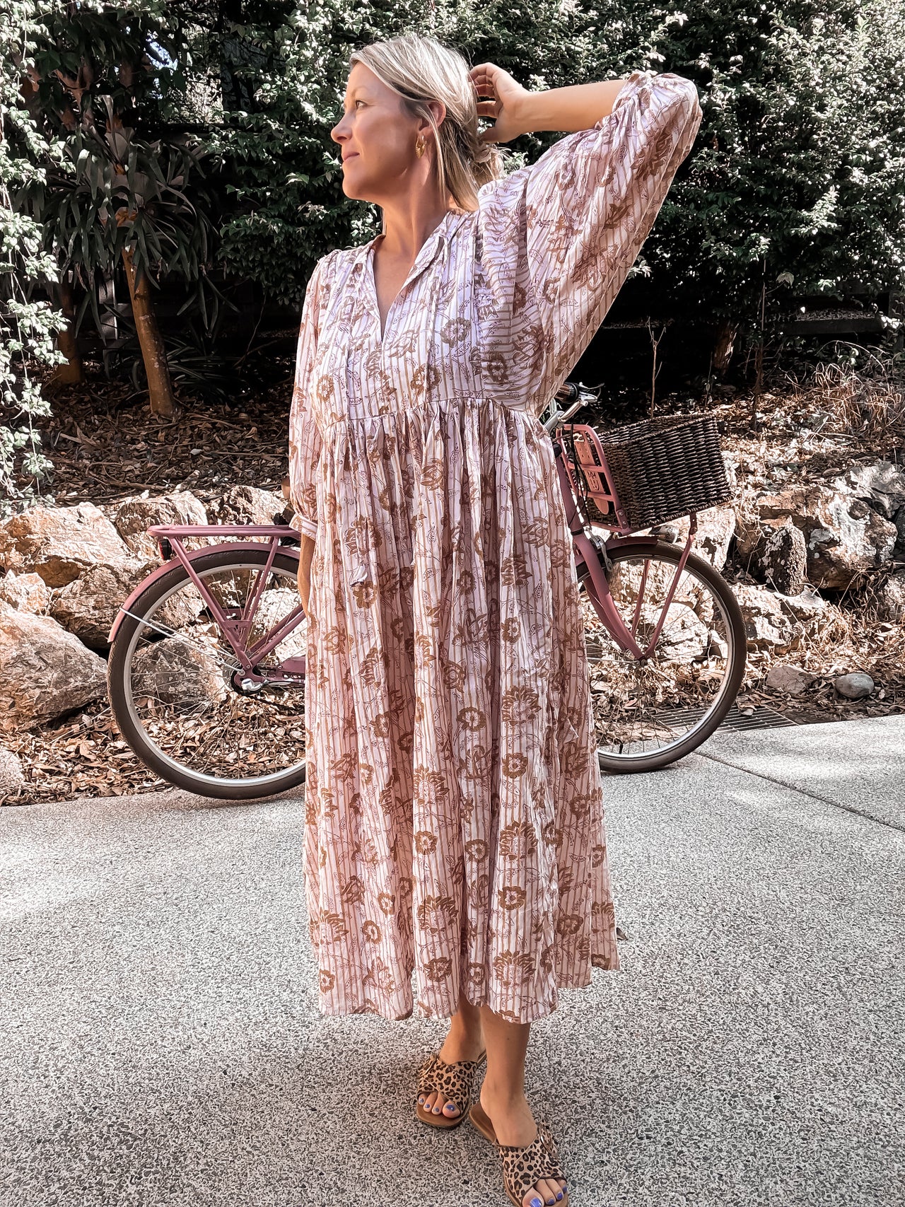 Vayda Maxi Dress - Natural