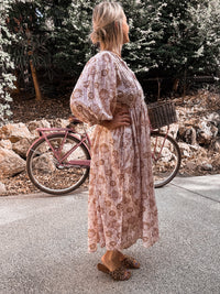 Thumbnail for Vayda Maxi Dress - Natural