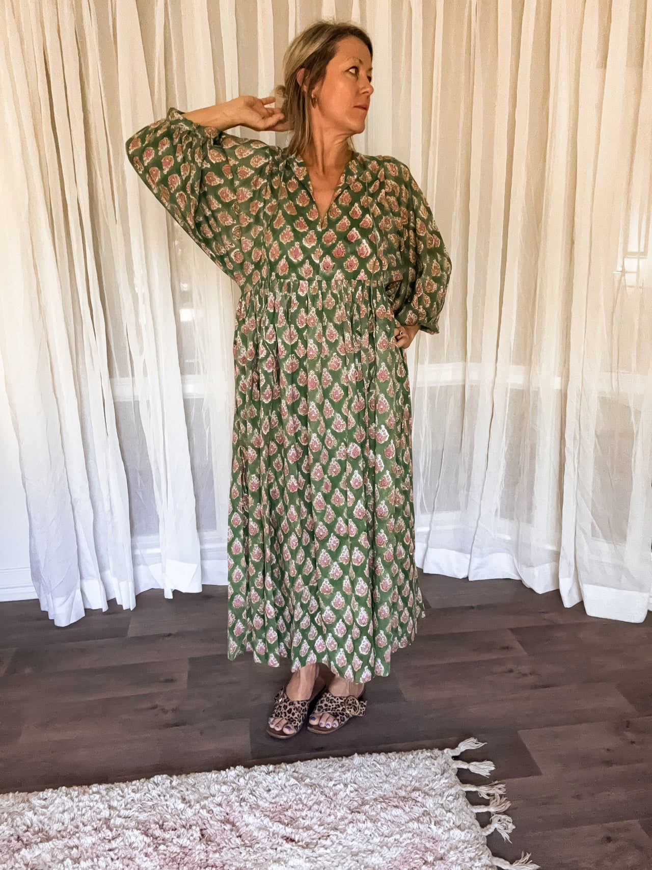 Vayda Maxi Dress - Apple
