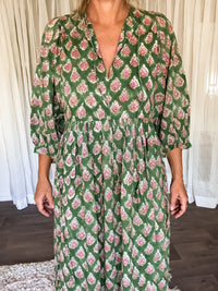 Thumbnail for Vayda Maxi Dress - Apple