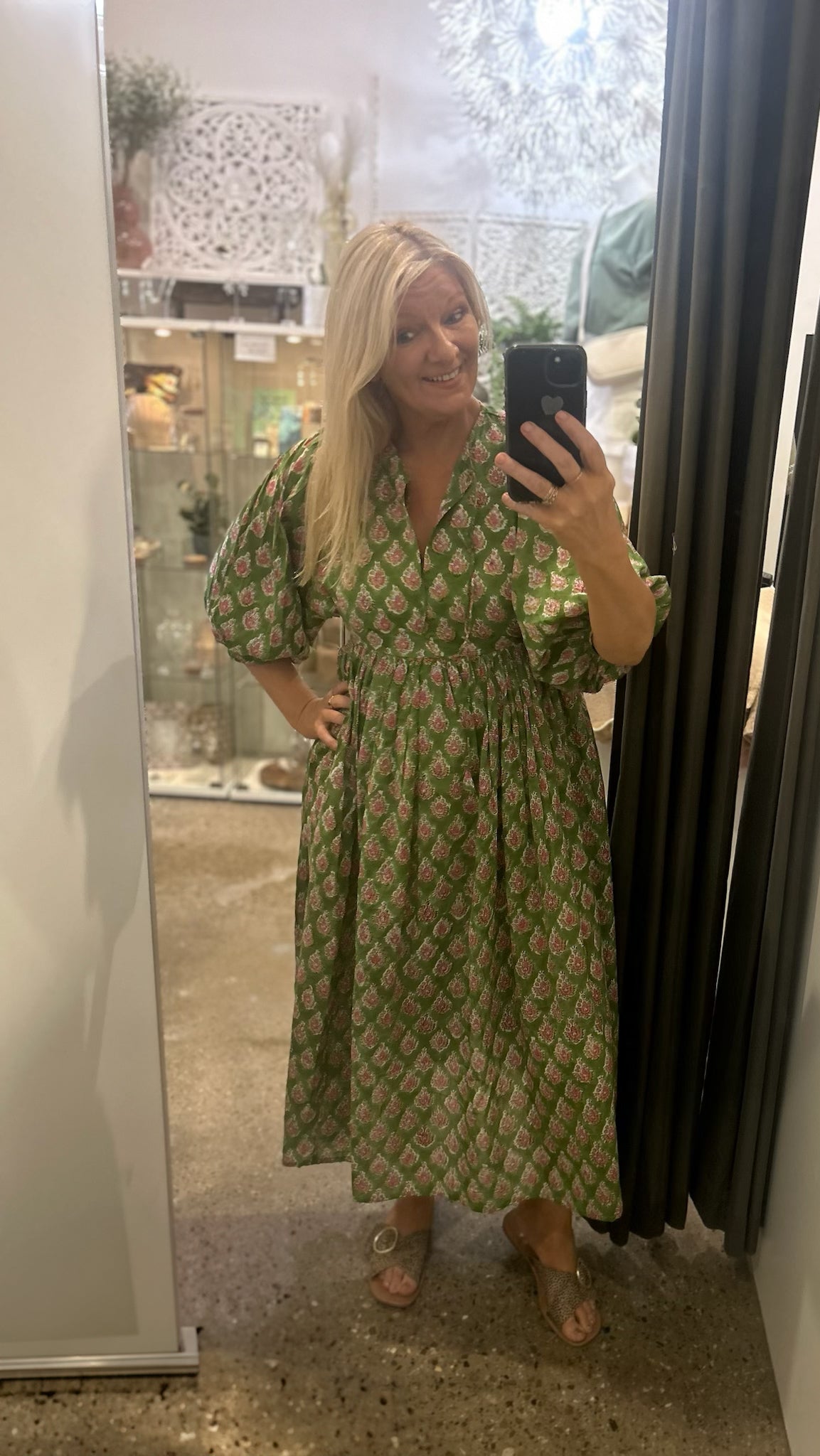 Vayda Maxi Dress - Apple