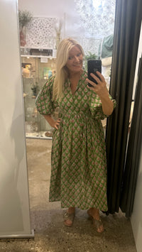 Thumbnail for Vayda Maxi Dress - Apple