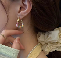 Thumbnail for Mulit-coloured Stone Earrings