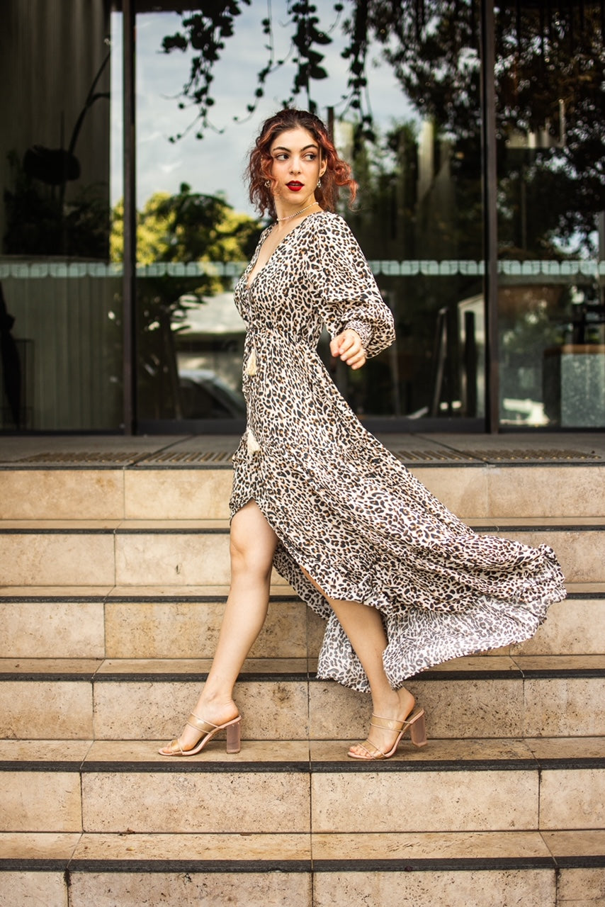 Selma Maxi Dress - Leopard