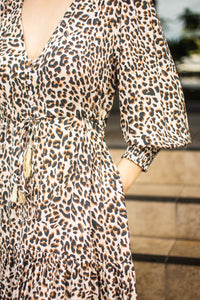 Thumbnail for Selma Maxi Dress - Leopard