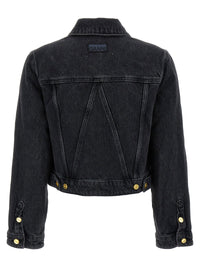 Thumbnail for Ganni Cropped Denim Jacket
