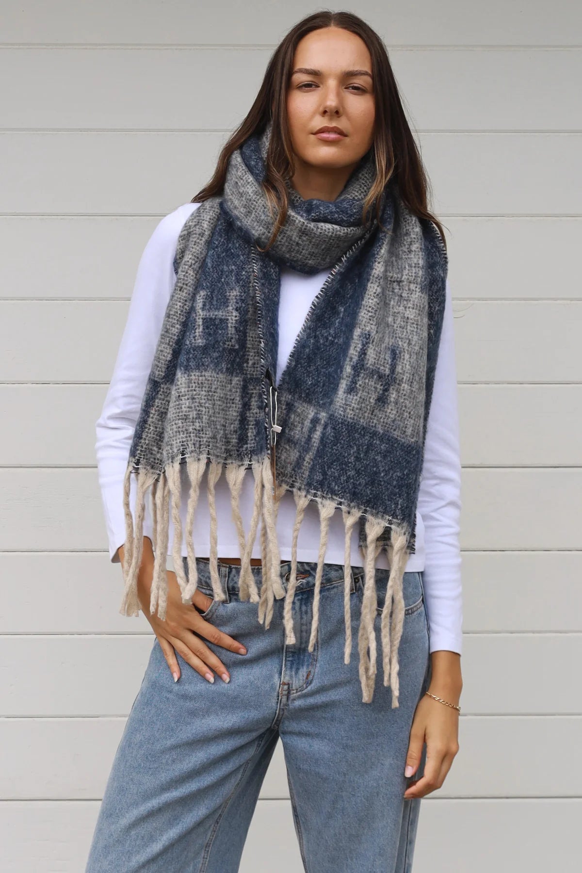 Scarf - Navy H