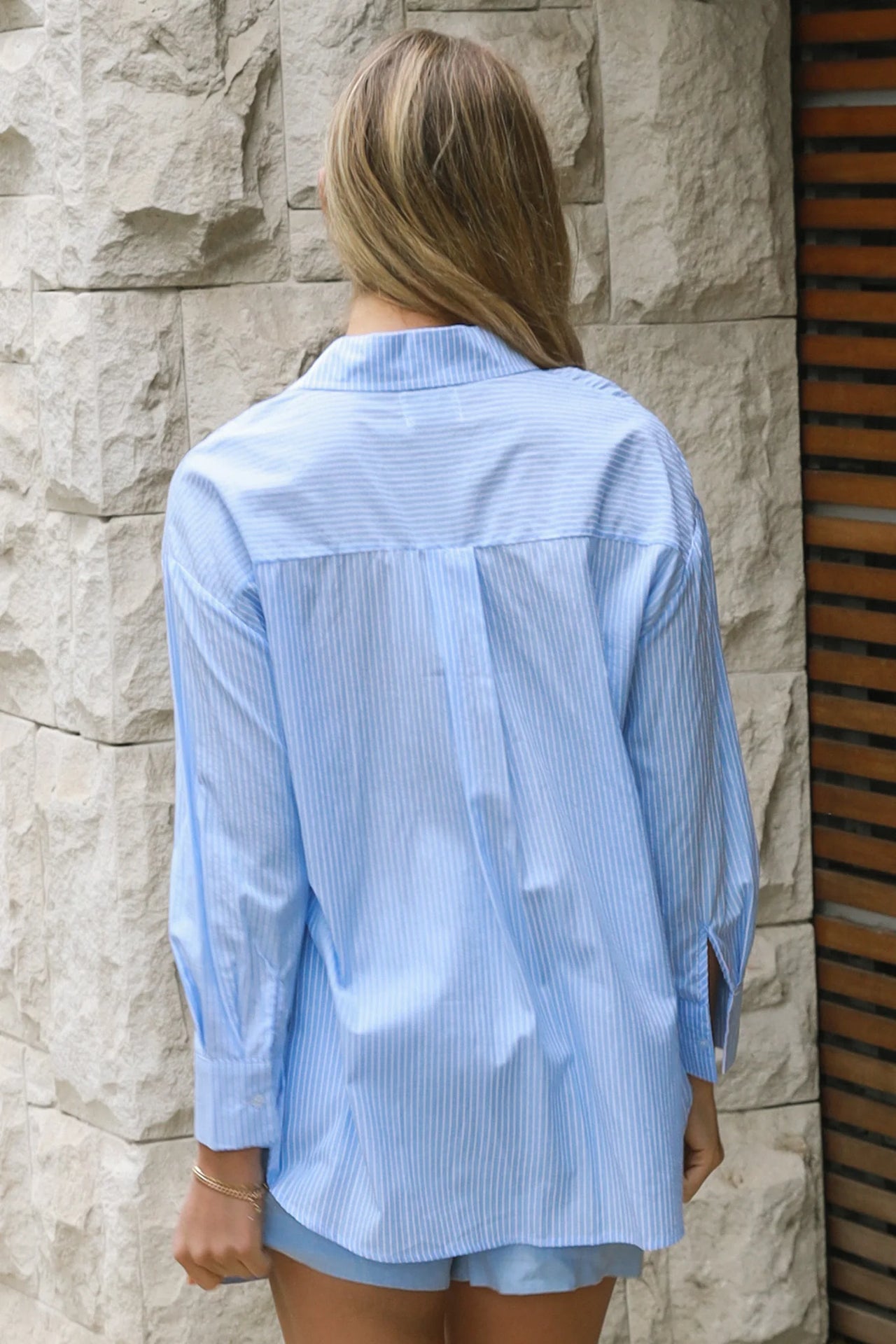 Lola Shirt - Blue Stripe