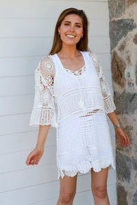 Thumbnail for Kaylin Crochet Mini - White