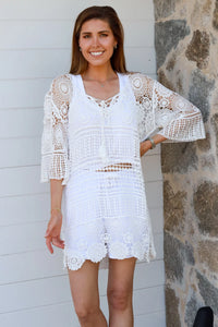 Thumbnail for Kaylin Crochet Mini - White