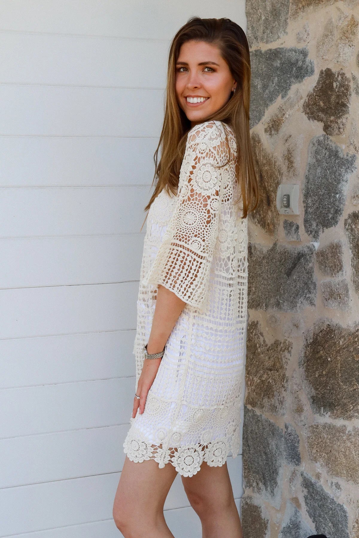 Kaylin Crochet Mini - Natural