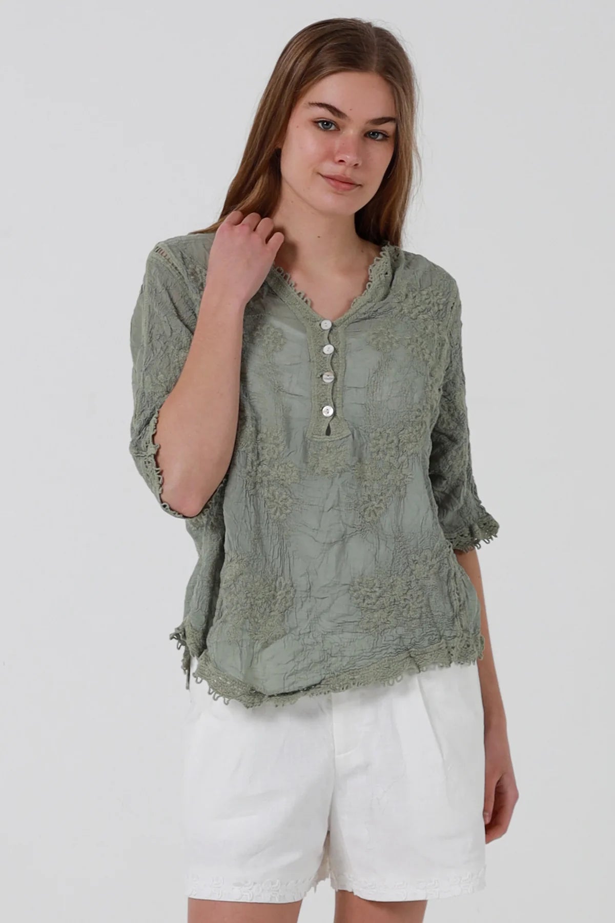 Darla Top - Sage