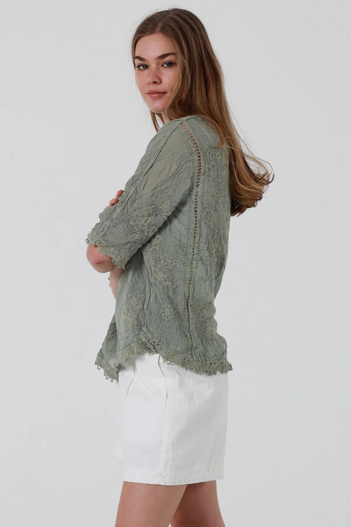 Darla Top - Sage