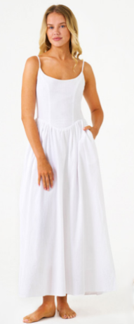 Thumbnail for Laurelia Maxi Dress - White