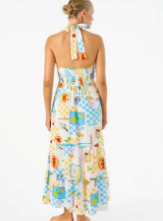 Thumbnail for Lira Halter Dress - Fruit Check