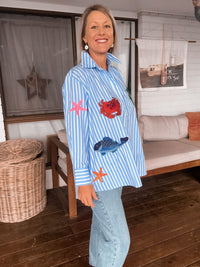 Thumbnail for Lola Shirt - Blue