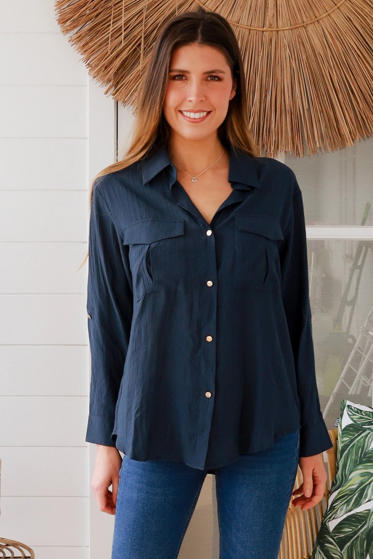 Capali Shirt - Navy