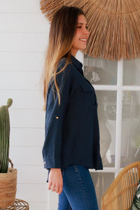 Thumbnail for Capali Shirt - Navy