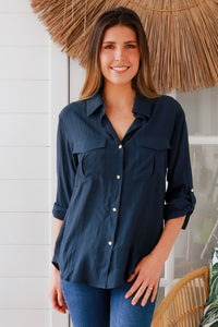 Thumbnail for Capali Shirt - Navy