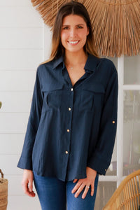 Thumbnail for Capali Shirt - Navy