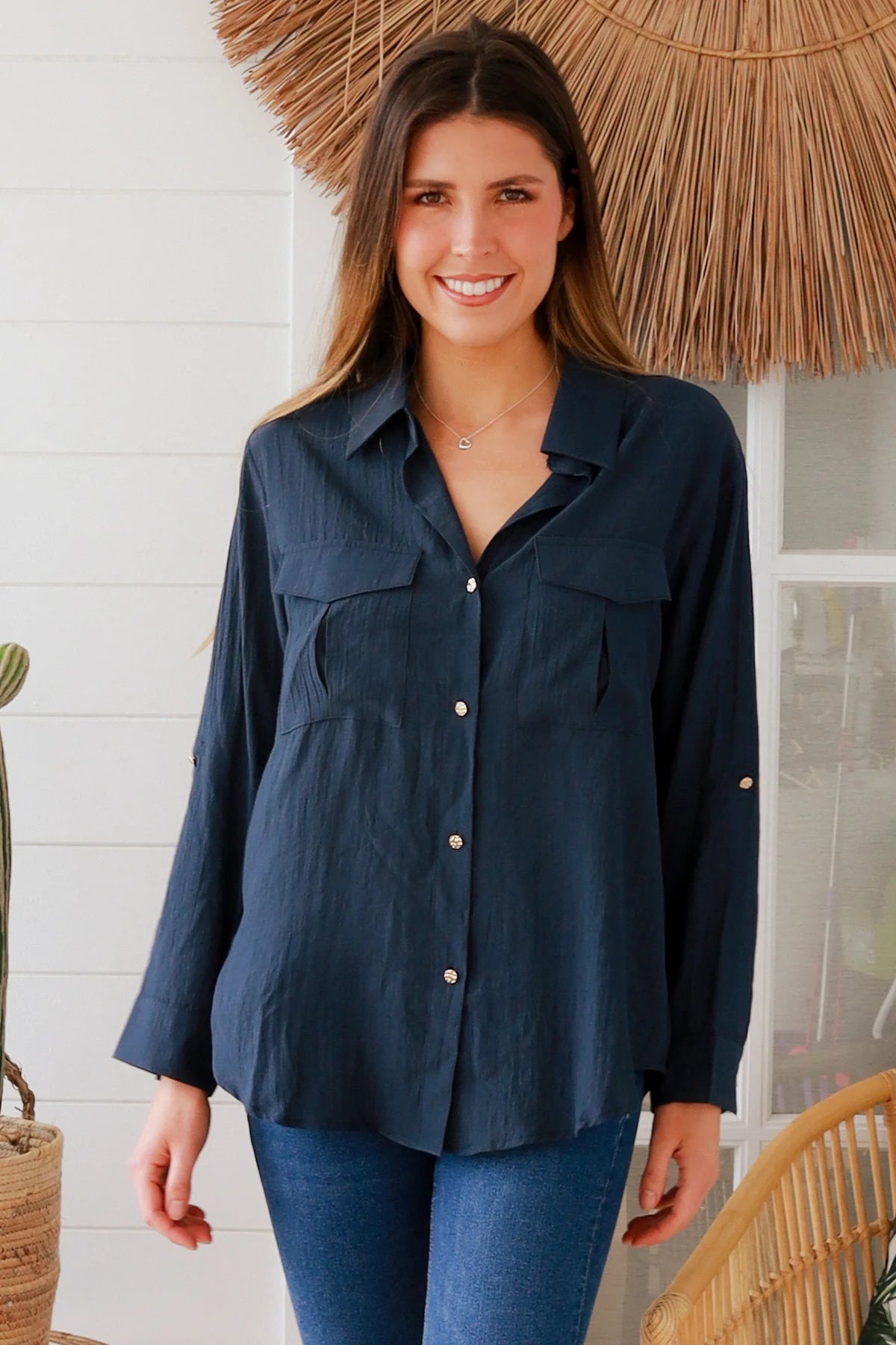 Capali Shirt - Navy