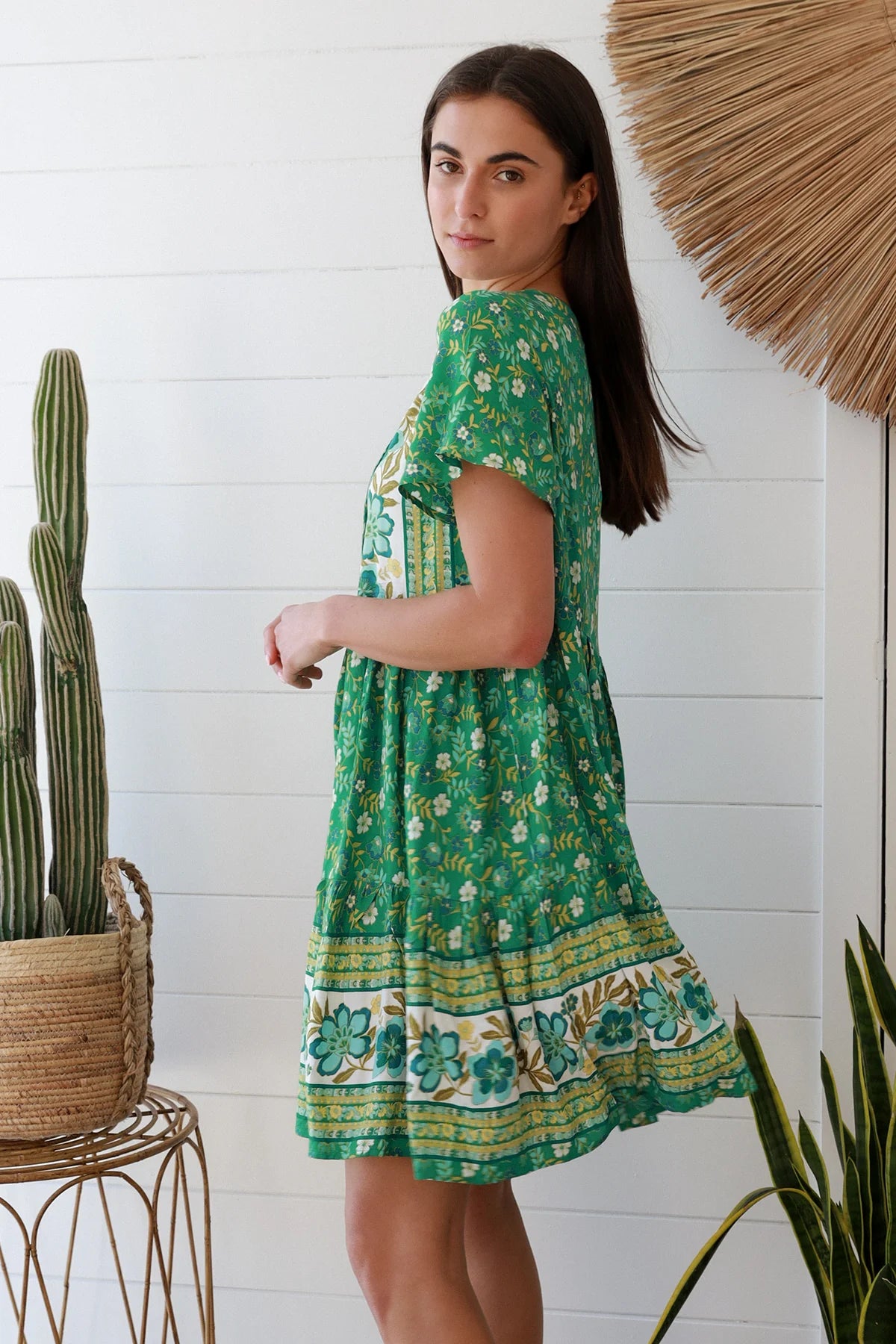 Brynlee Mini Dress - Apple