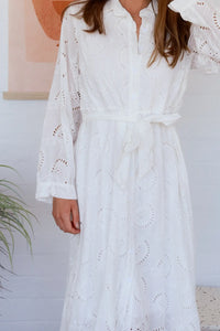 Thumbnail for Panni Dress - White Broidery