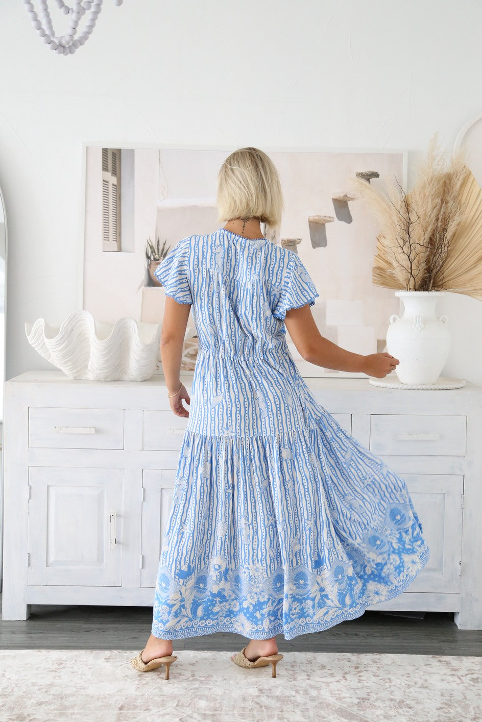 Samantha Maxi Dress - Blue Ocean