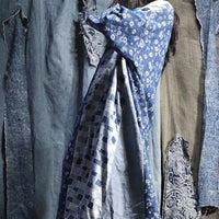 Thumbnail for Pattie Denim Dress - Blue