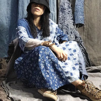 Thumbnail for Pattie Denim Dress - Blue