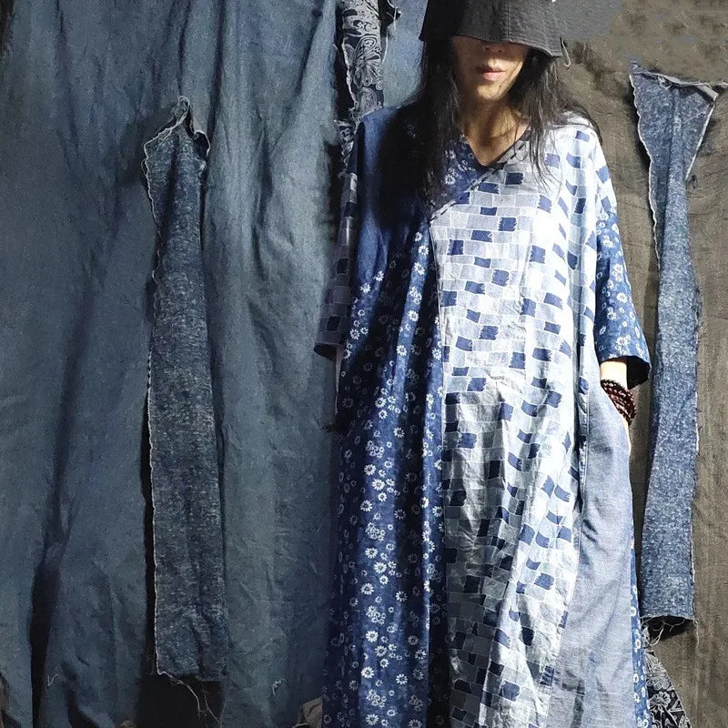 Pattie Denim Dress - Blue