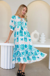 Thumbnail for Andrea Midi Dress - Blue