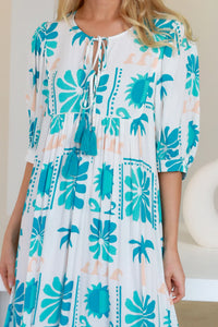 Thumbnail for Andrea Midi Dress - Blue