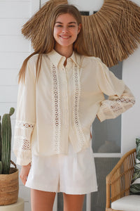 Thumbnail for Xina Blouse - Vintage Cream