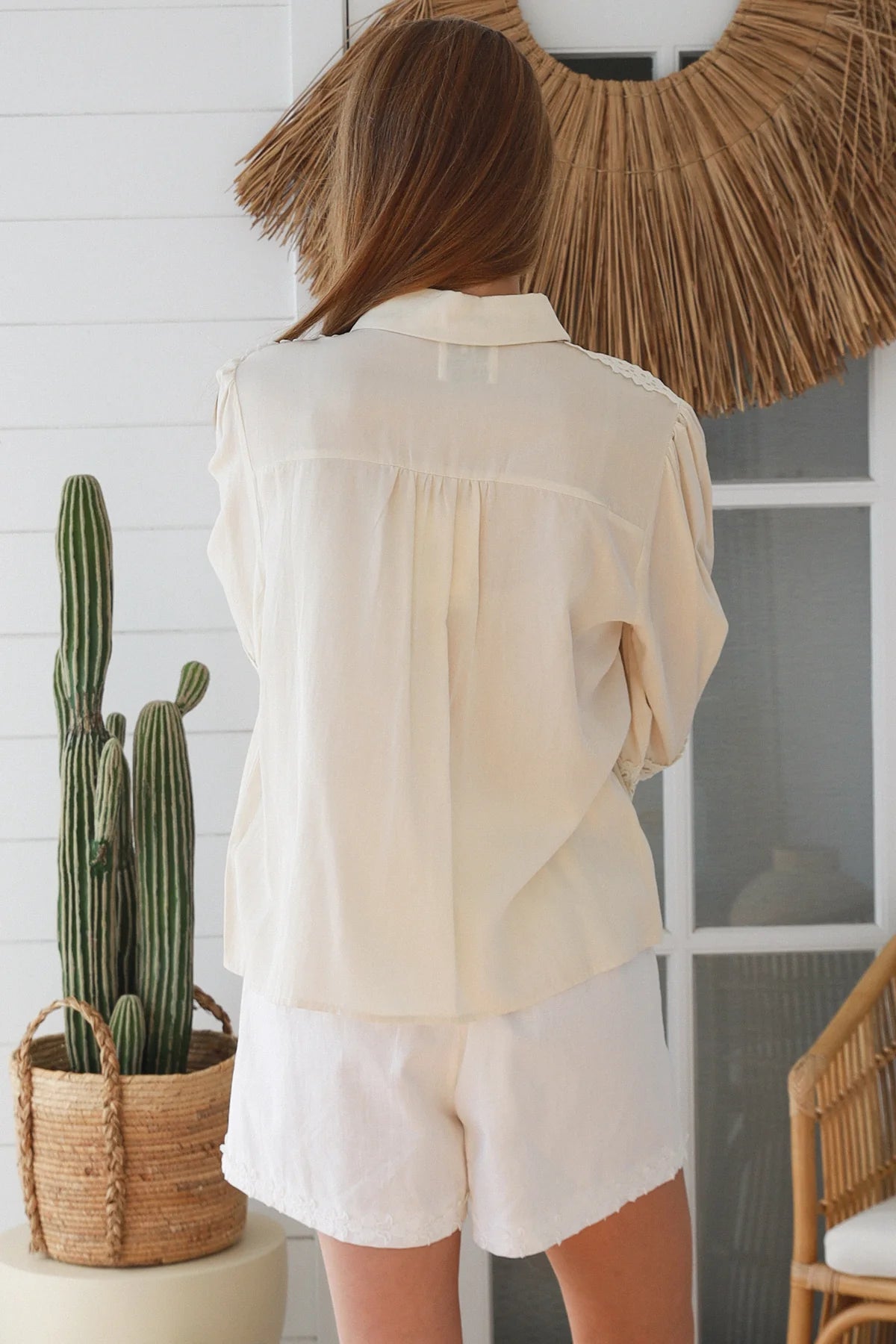 Xina Blouse - Vintage Cream