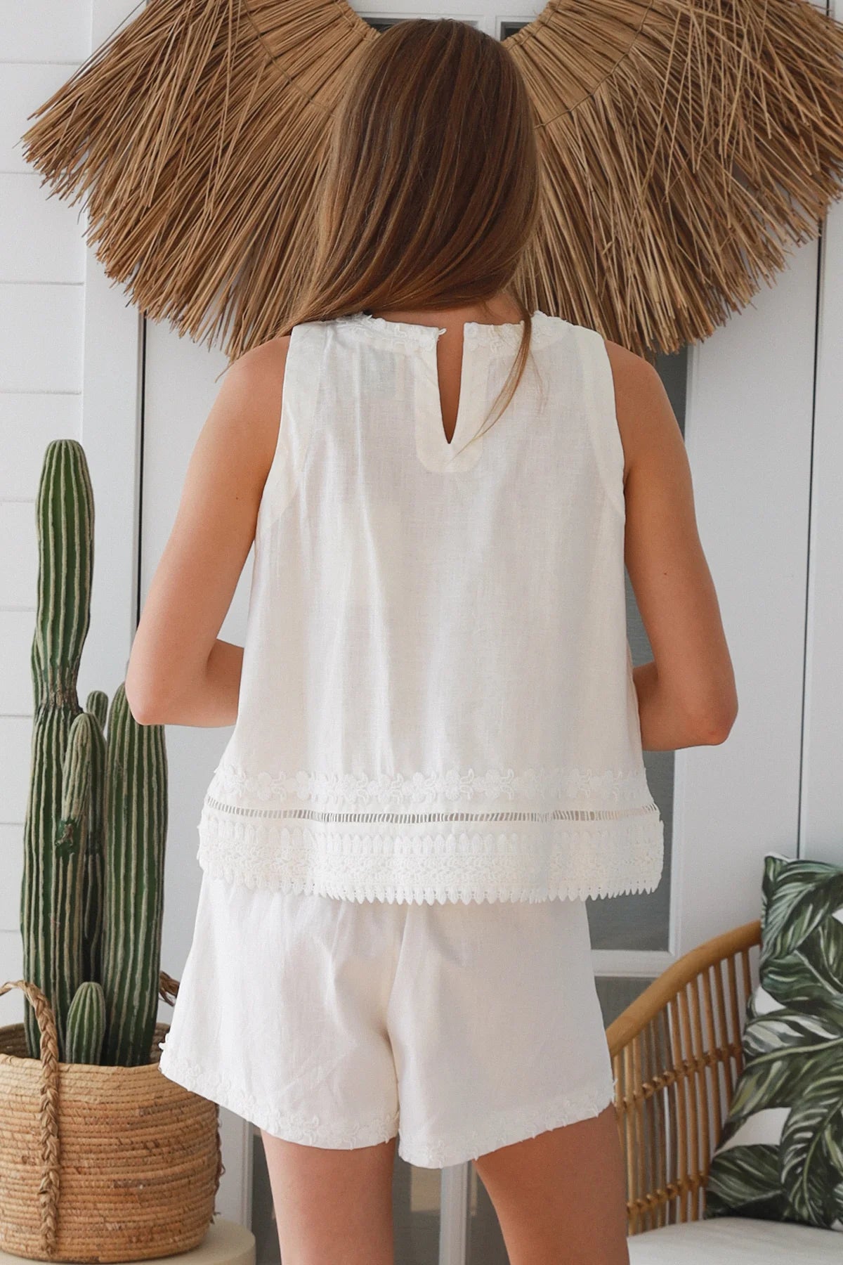 Isla Shift Top - White