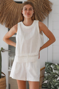 Thumbnail for Isla Shift Top - White