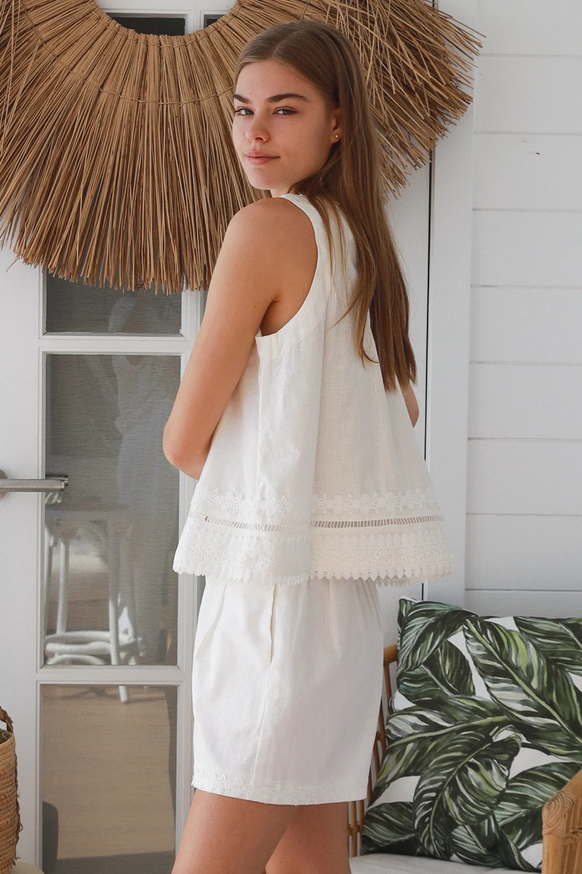 Isla Shift Top - White