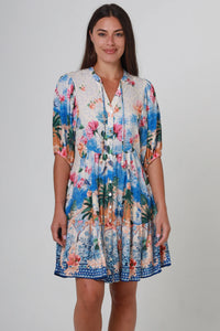 Thumbnail for Gini Mini Dress - Coastal