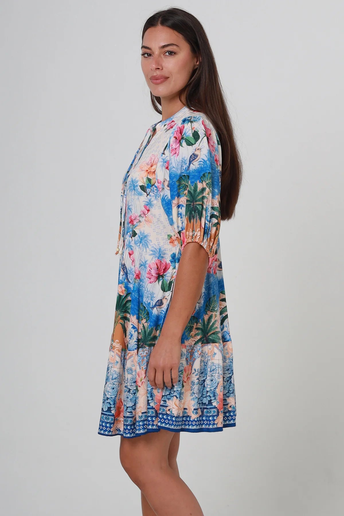 Gini Mini Dress - Coastal