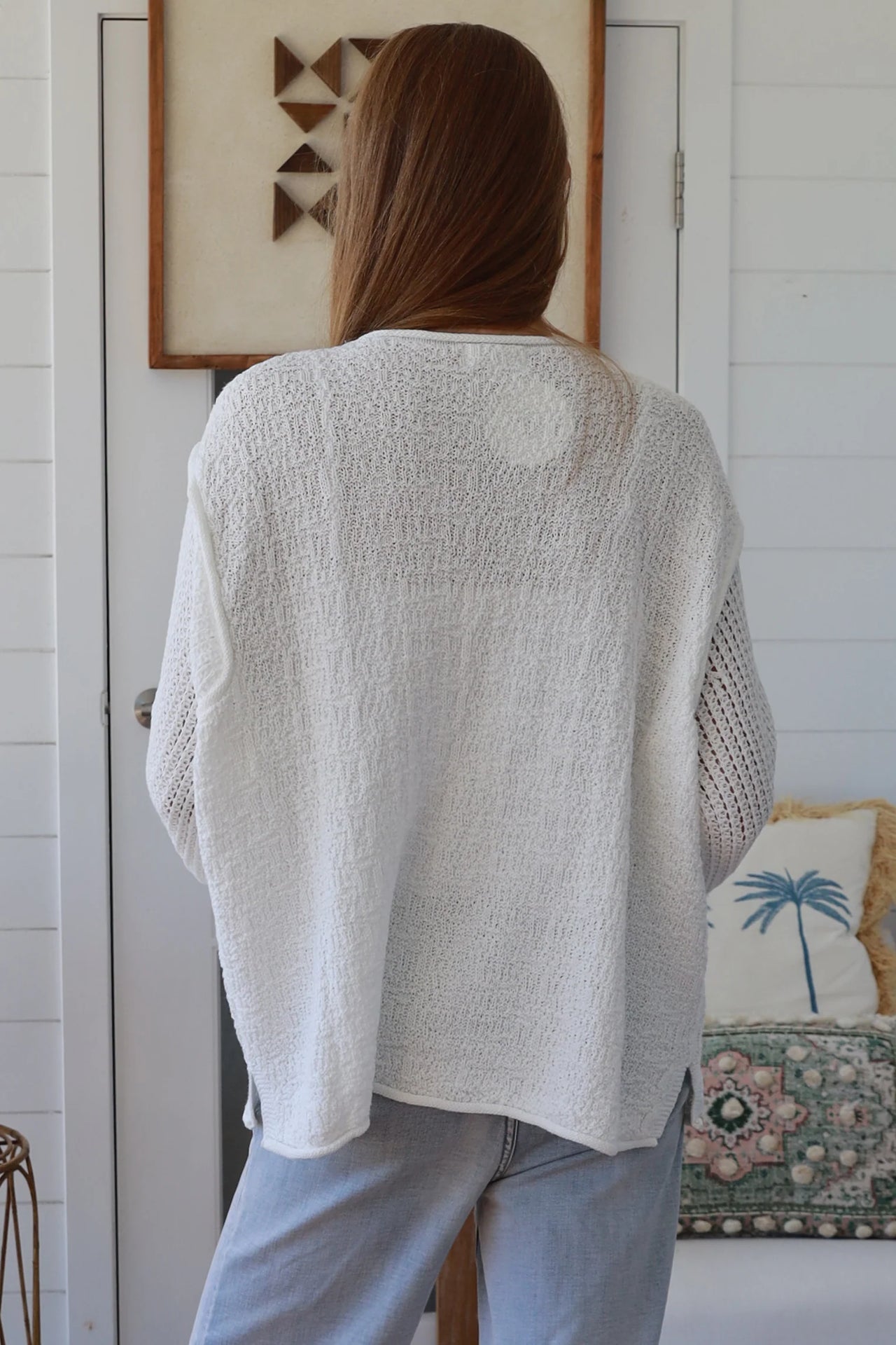 Hady Knit Jumper - White