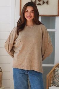Thumbnail for Hally Knit - Taupe