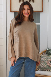 Thumbnail for Hally Knit - Taupe