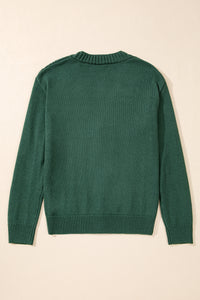 Thumbnail for Ivy Pointelle Cardigan - Green