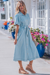 Thumbnail for Marina Midi Dress - Beau Blue