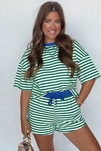 Thumbnail for Posy Stripe Set - Green