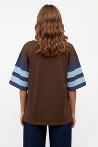 Thumbnail for Back view - Brown 75 Tee