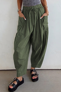 Thumbnail for Brandy Barrel Leg Pant - Forest