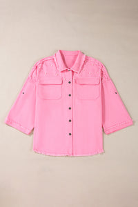 Thumbnail for Pearl Shacket - Pink
